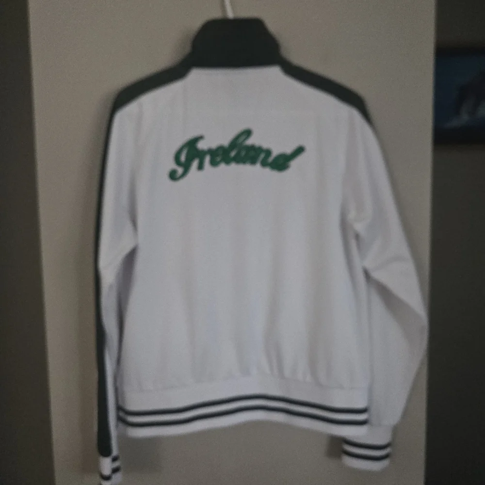 5 for $25  White and Green Ireland Track Jacket - Picture 5 of 6